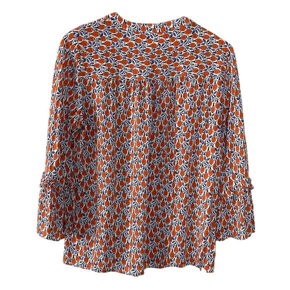 MAEVE BY ANTHROPOLOGIE ‎ MULTICOLOR  ALL OVER PRINT  TOP SIZE S - Picture 2 of 10